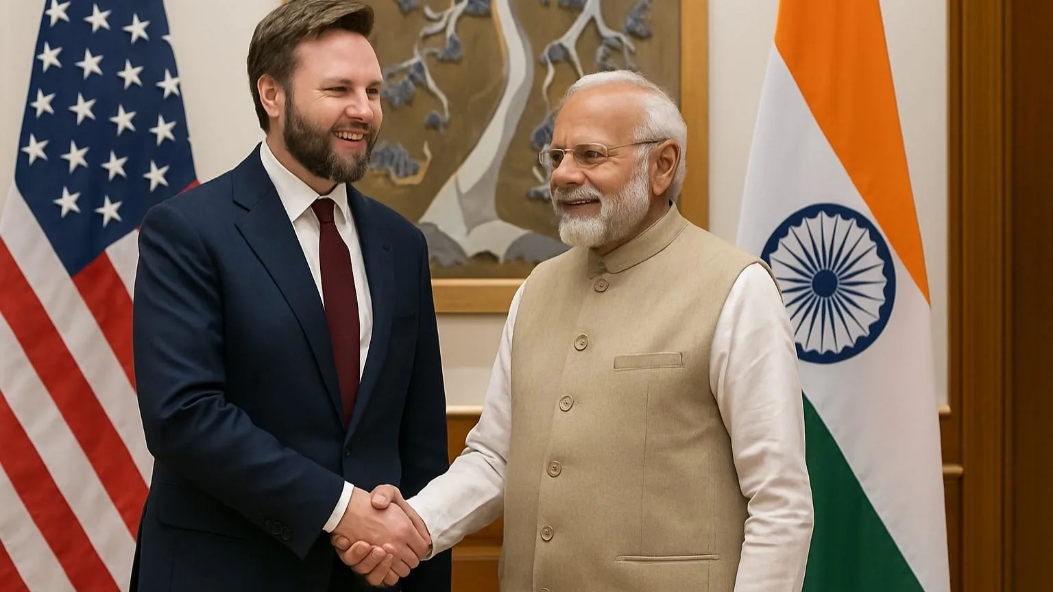 J.D. Vance Meets PM Modi in India LIVE – Key Highlights from the Bilateral Discussions