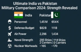 India vs Pakistan Military Comparison 2024