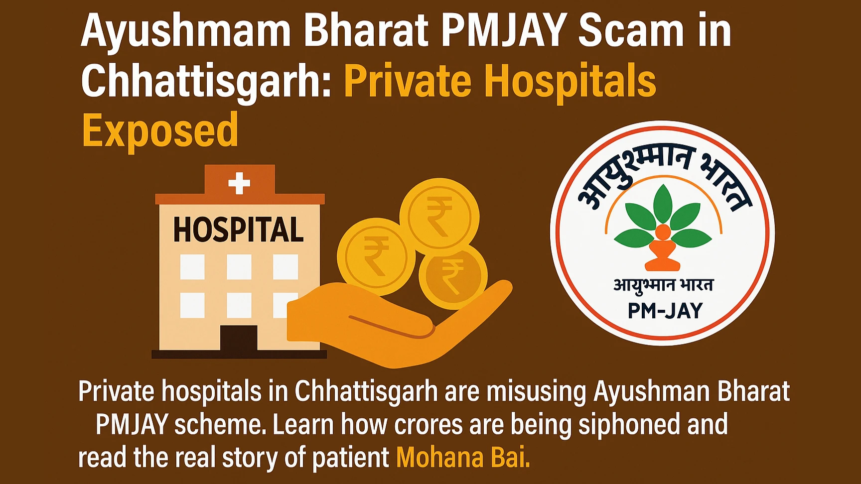 Ayushman Bharat PMJAY Scam in Chhattisgarh: How Private Hospitals Are Exploiting a Lifeline